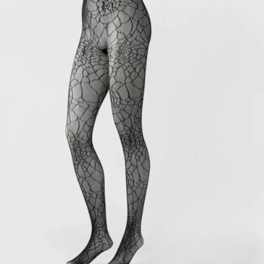Women's Spider Web Net Halloween Tights ~ Hyde & EEK (Size S/M) NEW!!!